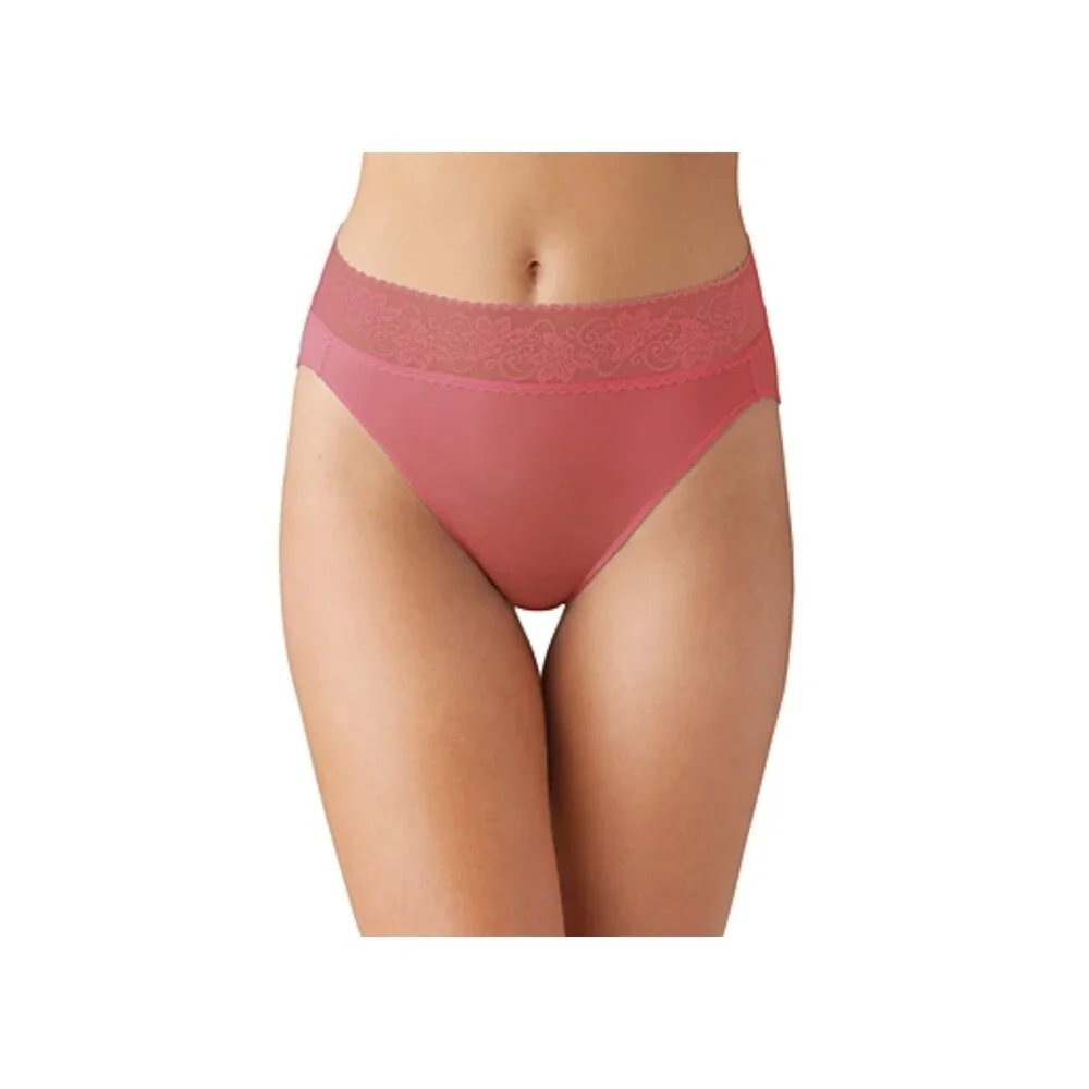 Wacoal Comfort Touch High Cut Underwear Women's 5-S Baroque Rose Pull On